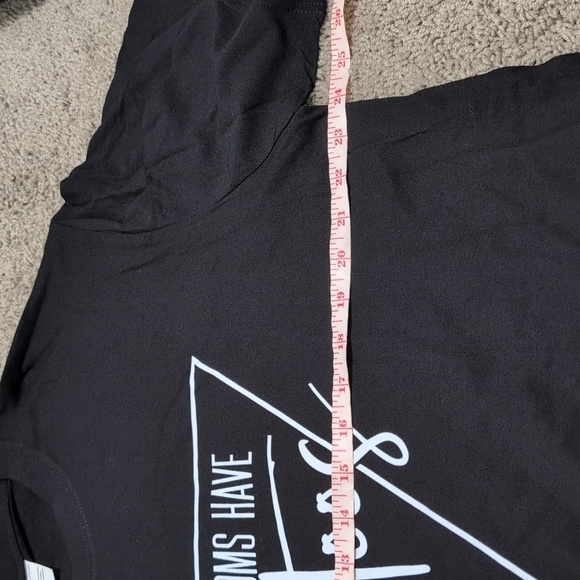 Cool Moms Have Tattoos Graphic T-Shirt Black NWOT Women's XL - Picture 4 of 7